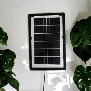 Foco led recargable de 36W 6500K con panel solar