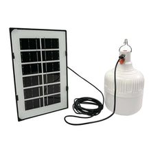 Load image into Gallery viewer, Foco led recargable de 36W 6500K con panel solar