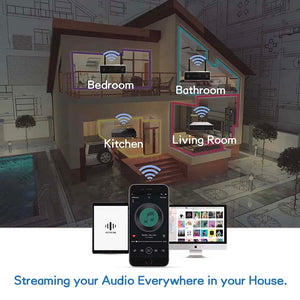 Amplificador de audio WiFi-Bluetooth A30+ 35W