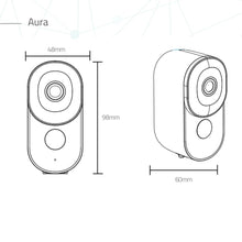 Load image into Gallery viewer, Cámara WiFi recargable p/exterior Aura Dexel Smart