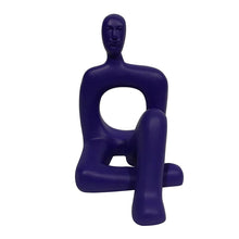 Load image into Gallery viewer, Figura dot resina azul H:19 cm