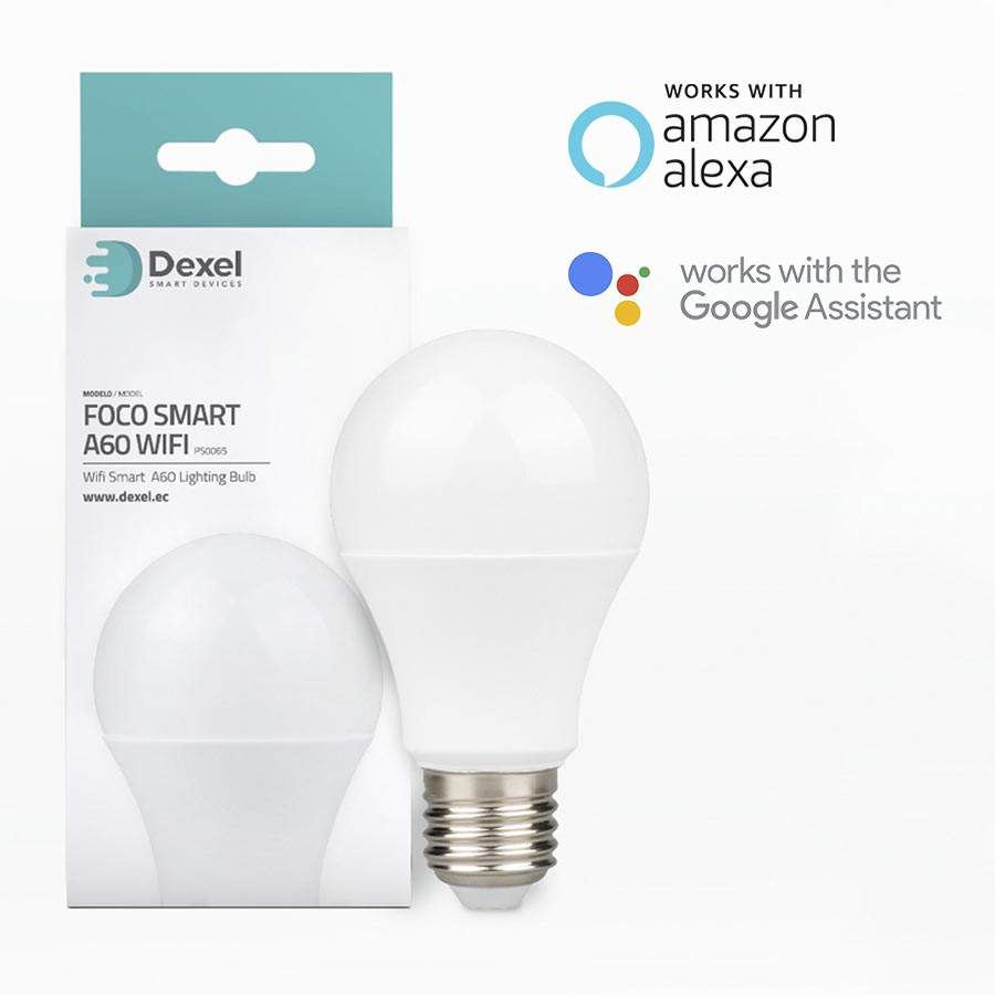 Foco led E27 WiFi 3CCT atenuable compatible c/Alexa y Google