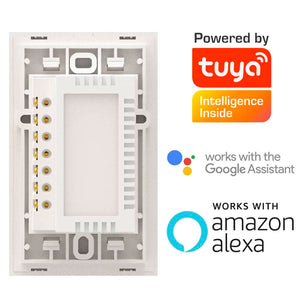 Interruptor WiFi triple blanco compatible c/Alexa y Google