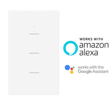 Load image into Gallery viewer, Interruptor WiFi triple blanco compatible c/Alexa y Google