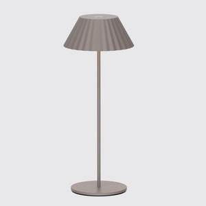 Lámpara recargable Lumy gray con led dimerizable