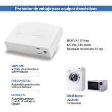 Load image into Gallery viewer, Protector de voltaje para electrodomésticos 120V