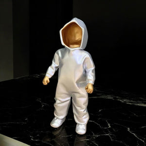 Adorno Standing Spaceman silver/gold 29cm