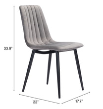 Load image into Gallery viewer, Dolce Dining Chair (Set of 2) Gray