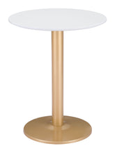 Load image into Gallery viewer, Alto Bistro Table White &amp; Gold