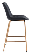 Load image into Gallery viewer, Tony Counter Chair Black &amp; Gold