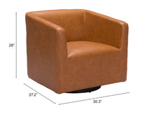 Load image into Gallery viewer, Brooks Accent Chair Brown