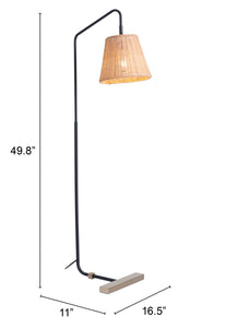 Malone Floor Lamp Natural