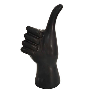 6"H THUMBS UP TABLE DECO BLACK - Versatile Home