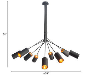 Ambition Ceiling Lamp Black - Versatile Home