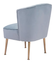 Load image into Gallery viewer, Andes Accent Chair Blue &amp; Gold - Versatile Home