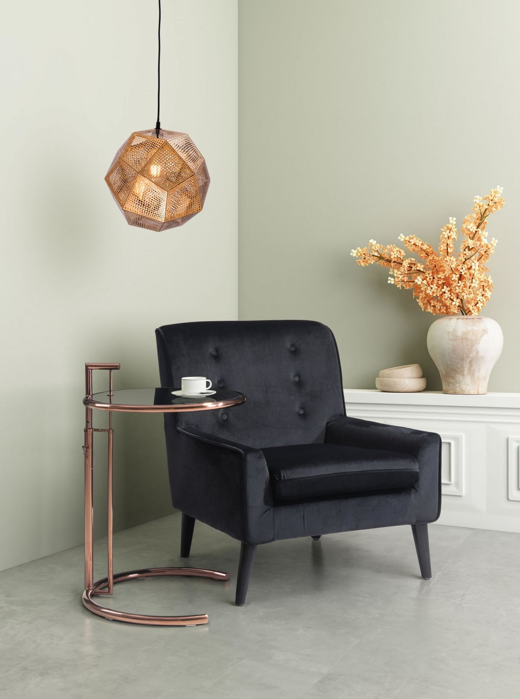 Bald Ceiling Lamp Gold - Versatile Home