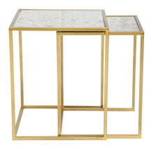 Load image into Gallery viewer, Calais Nesting Tables Brass - Versatile Home