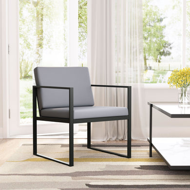 Claremont Arm Chair Gray - Versatile Home