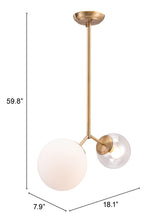 Load image into Gallery viewer, Constance Ceiling Lamp Gold - Versatile Home