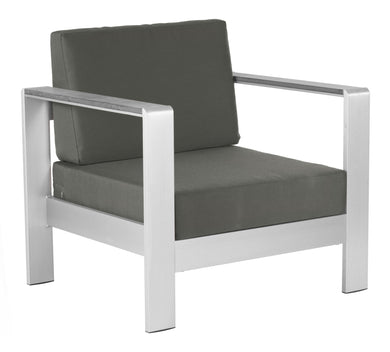 Cosmopolitan Arm Chair Cushion Dark Gray - Versatile Home