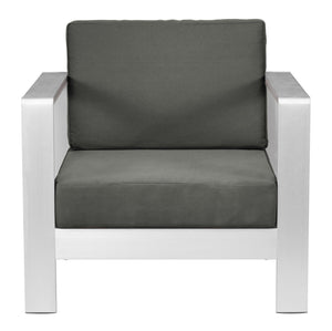 Cosmopolitan Arm Chair Cushion Dark Gray - Versatile Home