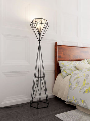 Delancey Floor Lamp Black - Versatile Home