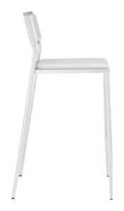 Dolemite Counter Chair (Set of 2) White - Versatile Home