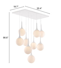 Load image into Gallery viewer, Epsilon Ceiling Lamp White - Versatile Home