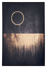 Load image into Gallery viewer, Full Moon Rises Canvas Black &amp; Gold - Versatile Home
