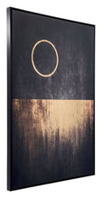 Load image into Gallery viewer, Full Moon Rises Canvas Black &amp; Gold - Versatile Home
