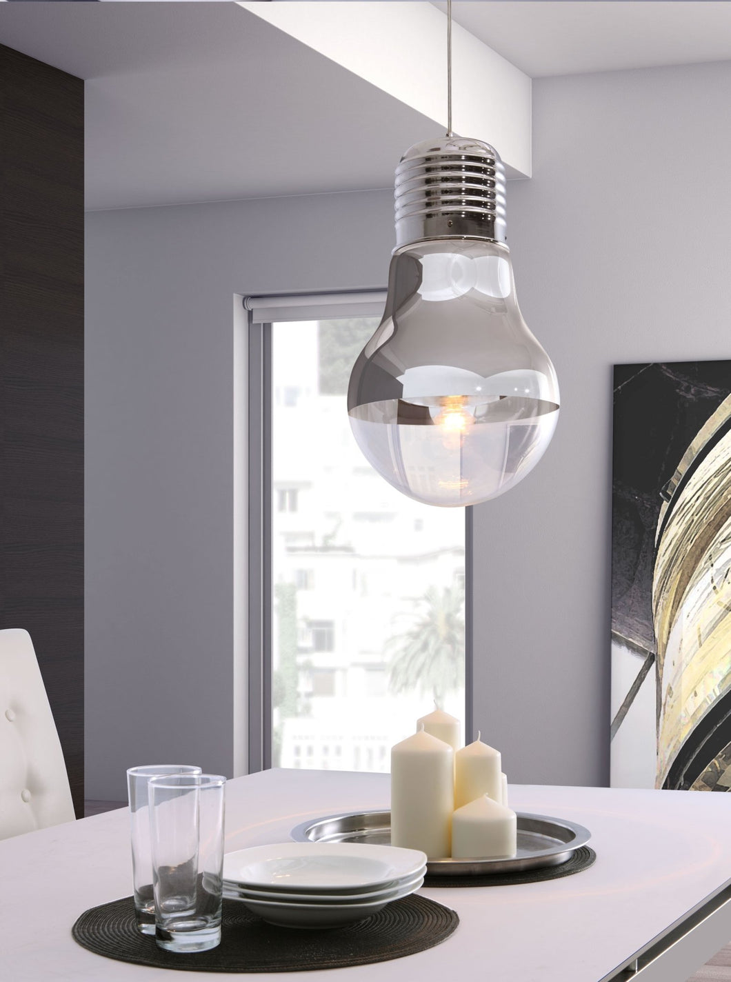 Gilese Ceiling Lamp Chrome - Versatile Home