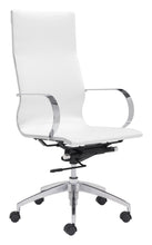 Load image into Gallery viewer, Glider High Back Office Chair White - Versatile Home