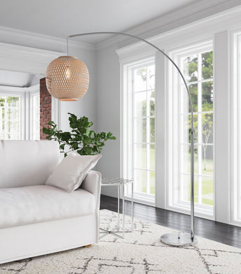 Halzey Floor Lamp Natural - Versatile Home