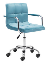 Load image into Gallery viewer, Kerry Office Chair Blue - Versatile Home