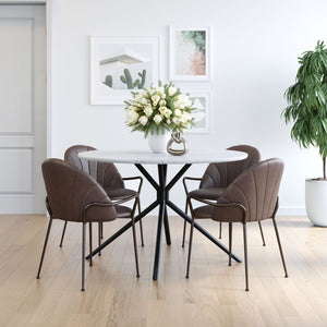 Kurt Dining Chair Brown - Versatile Home