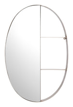 Load image into Gallery viewer, Latitude Oval Shelf Mirror Antique Bronze - Versatile Home
