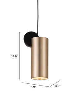 Martiza Ceiling Lamp Gold - Versatile Home
