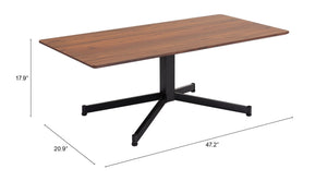 Mazzy Coffee Table Brown - Versatile Home