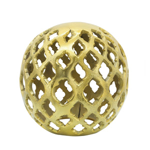 METAL 6" CUT-OUT ORB GOLD - Versatile Home