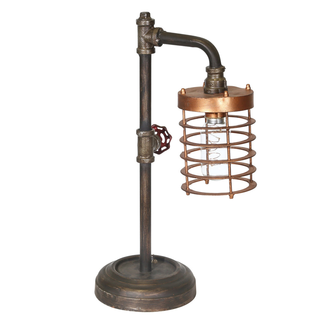 METAL PIPE BO TABLE LAMP - Versatile Home