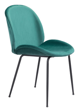 Miles Dining Chair (Set of 2) Green - Versatile Home