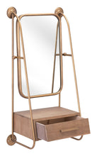 Load image into Gallery viewer, Peralta Mirror Shelf Gold - Versatile Home