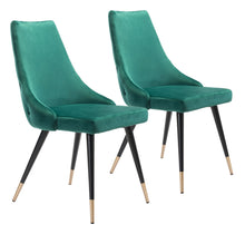 Load image into Gallery viewer, Piccolo Dining Chair (Set of 2) Green - Versatile Home