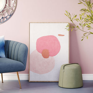 Pink Geode Canvas Wall Art - Versatile Home
