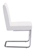 Load image into Gallery viewer, Quilt Armless Dining Chair (Set of 2) White - Versatile Home
