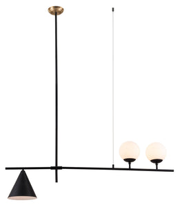 Richiza Ceiling Lamp Black - Versatile Home