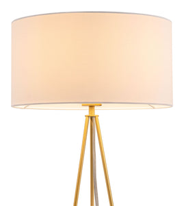 Sascha Table Lamp White & Gold - Versatile Home