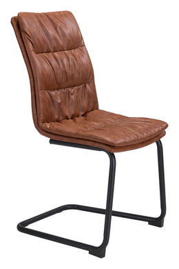 Sharon Dining Chair (Set of 2) Vintage Brown - Versatile Home