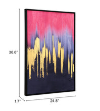 Load image into Gallery viewer, Sunset Wave Canvas Wall Art Multicolor - Versatile Home