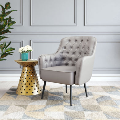 Tasmania Accent Chair Gray - Versatile Home